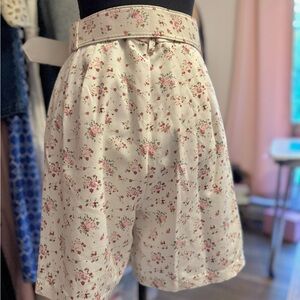 Ellison Floral High Waist Women's Shorts